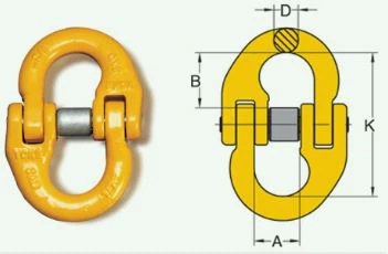 Forged Steel G80 European Type Chain Connecting Link
