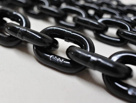 Grade100 Alloy Steel Short Link Welded Heavy Iron Blacken Load G100 Lifting Chain