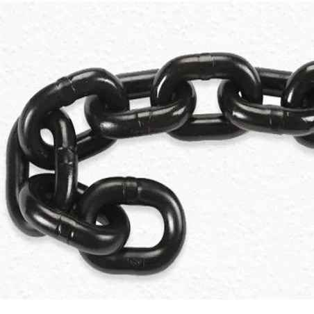 High Strength G80 Lifting Chain Black Finished Iron Drum Packing