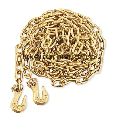 Zinc Grade 70 Chain With Clevis Grab Hook Lifting Chain With Hooks