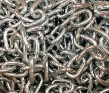 DIN764 ümmargused lingi terasest ahelad